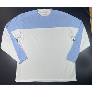 Columbia Men's PFG Omni-Freeze Zero Rules Ice Long Sleeve Shirt Size Large Blue